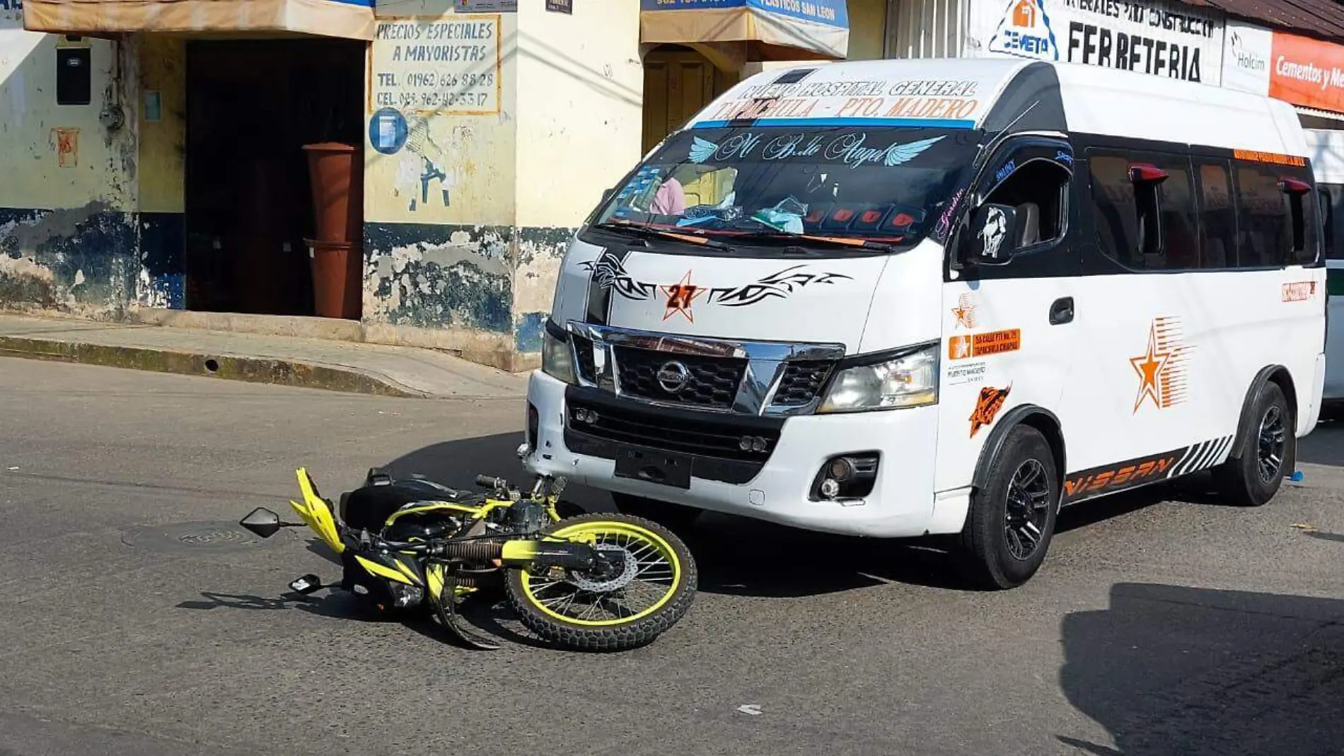 chocan combi y moto